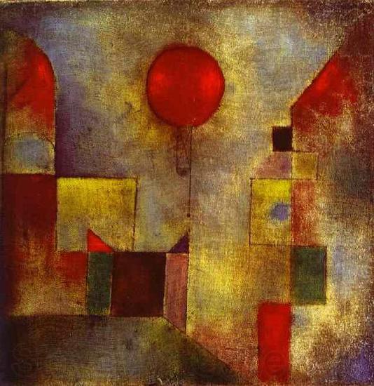 Paul Klee Red Balloon Norge oil painting art